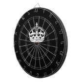 Iconic Behielt Calm Crown auf Black Dartscheibe (Vorderseite rechts)