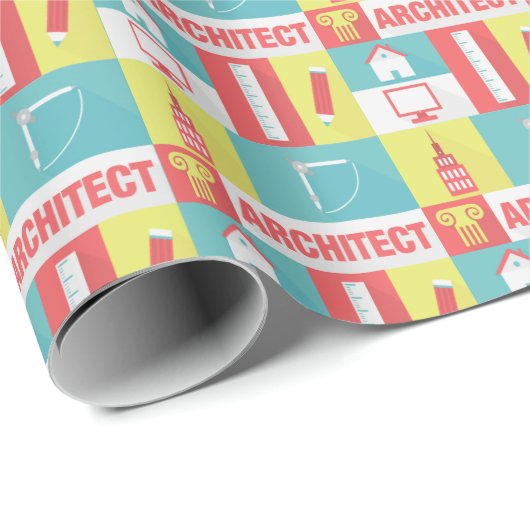 Iconic beruflich Architecture Geschenkpapier (Rolleneckpunkt)