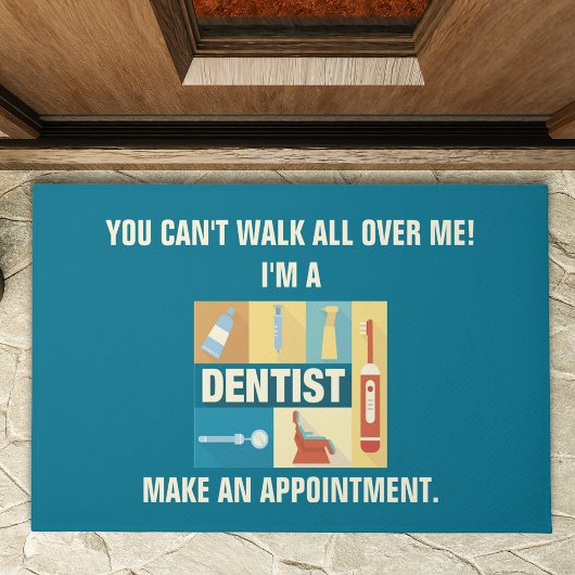 Iconic beruflich Dentist Fußmatte