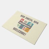 Iconic, beruflicher Apotheker Fußmatte (Schrägansicht)