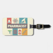 Iconic, beruflicher Apotheker Gepäckanhänger (Vorderseite horizontal)