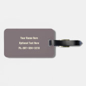 Iconic, beruflicher Apotheker Gepäckanhänger (Rückseite horizontal)