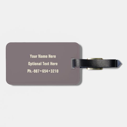 Iconic, beruflicher Apotheker Gepäckanhänger (Rückseite horizontal)