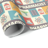 Iconic, beruflicher Apotheker Geschenkpapier (Rolleneckpunkt)