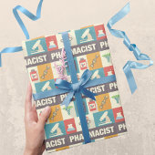 Iconic, beruflicher Apotheker Geschenkpapier
