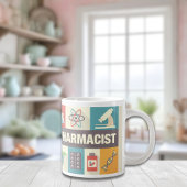 Iconic, beruflicher Apotheker Jumbo-Tasse