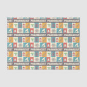 Iconic, beruflicher Apotheker Seidenpapier (Vorderseite)