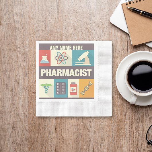 Iconic, beruflicher Apotheker Serviette
