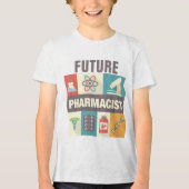 Iconic, beruflicher Apotheker Tri-Blend Shirt (Vorderseite)