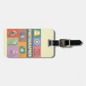 Iconic-beruflicher Fotograf Gepäckanhänger (Vorderseite horizontal)