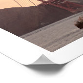 Iconic Bridge Golden Gate San Francisco Poster (Ecke)
