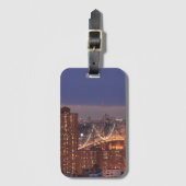 Iconic Brooklyn Bridge New York City Poster Gepäckanhänger (Vorderseite Vertikal)