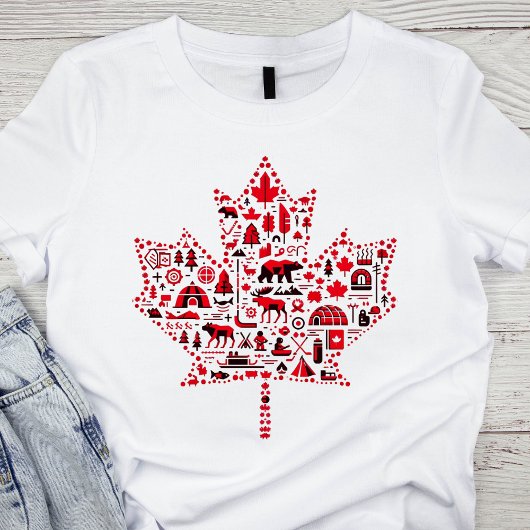 Iconic Canadian Maple Leaf T-Shirt