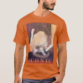 Iconic Cat Painting T-Shirt Ginger Tom Cat Kitten (Vorderseite)