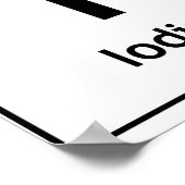 ICoNiC Chemistry Periodic Table Words Elements Poster (Ecke)