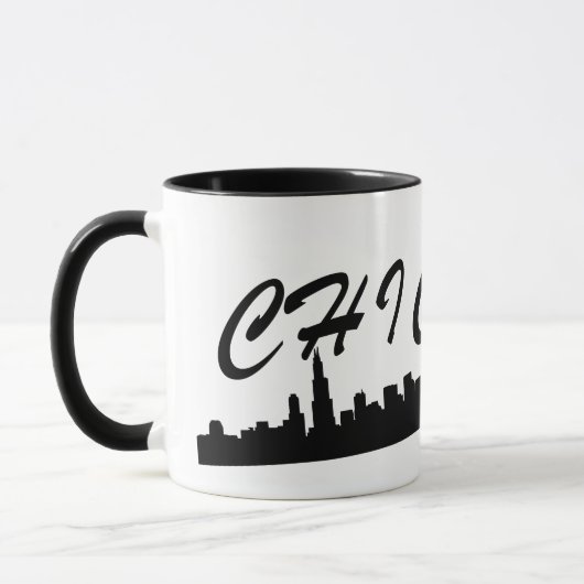 Iconic Chicago City Skyline Tasse (Links)