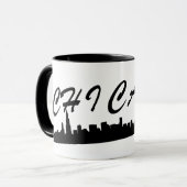 Iconic Chicago City Skyline Tasse (Vorderseite Links)