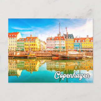 Iconic City Copenhagen, Dänemark Postkarte