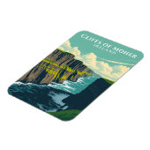 Iconic Cliffs of Moher Ireland Sehenswürdigkeit So Magnet (Linke Seite)