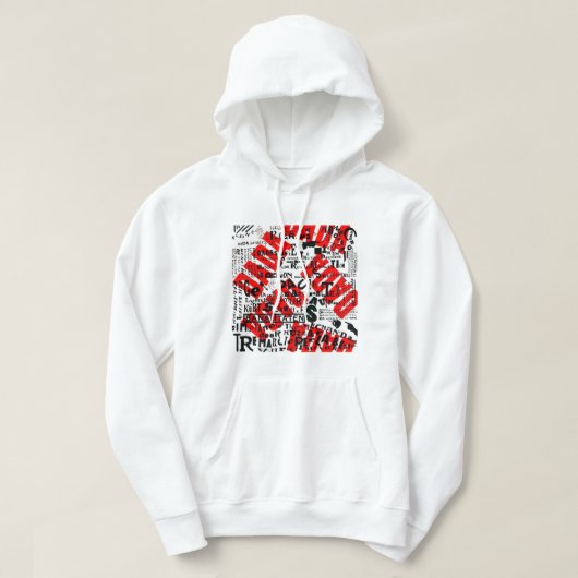 ICONIC DADA ART POSTER HOODIE (Design vorne)