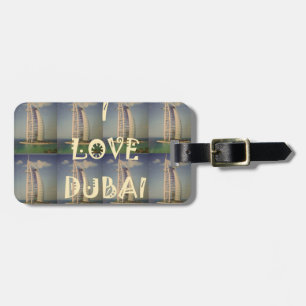 Iconic Dubai: "I Liebe Dubai" Vector Graphic Desig Gepäckanhänger
