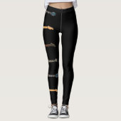 ICONIC ELECTRIC GUITARS LEGGINGS (Vorderseite)