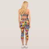 Iconic FRIENDS™-Muster Capri Leggings (Rückseite)