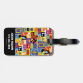 Iconic FRIENDS™-Muster Gepäckanhänger (Rückseite horizontal)