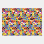 Iconic FRIENDS™-Muster Geschenkpapier Set (Vorderseite 2)