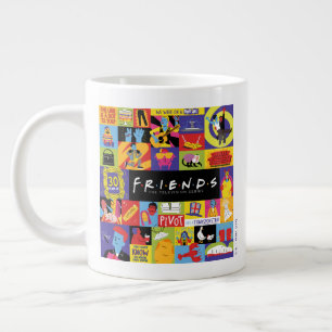 Iconic FRIENDS™-Muster Jumbo-Tasse