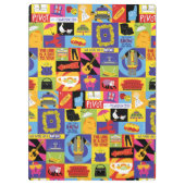 Iconic FRIENDS™-Muster Klemmbrett (Rückseite)