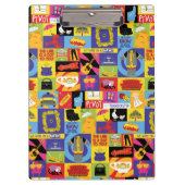 Iconic FRIENDS™-Muster Klemmbrett (Vorderseite)