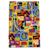 Iconic FRIENDS™-Muster Mittlere Geschenktüte (Vorderseite)