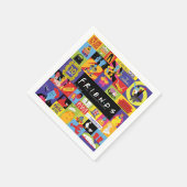 Iconic FRIENDS™-Muster Serviette (Ecke)