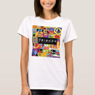 Iconic FRIENDS™-Muster T-Shirt