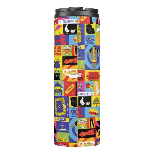 Iconic FRIENDS™-Muster Thermosbecher (Rückseite)