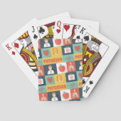 Iconic für beruflichen Arzt Spielkarten (Rückseite)