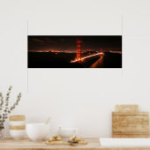 Iconic Golden Gate Bridge Poster (Küche)