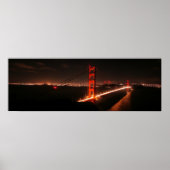 Iconic Golden Gate Bridge Poster (Vorne)
