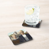 Iconic Grant Wood American Gothic Getränkeuntersetzer (Rechte Seite)