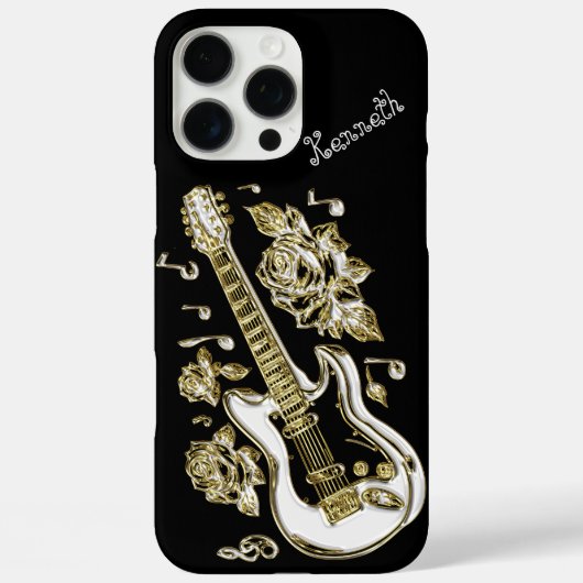 Iconic Guitar kreiert musikalischen Splendor Case-Mate iPhone Hülle (Rückseite)