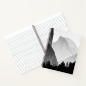 Iconic Halb Dome Rock Face | Yosemite Valley Notizblock (Innenseite)