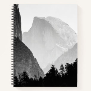 Iconic Halb Dome Rock Face   Yosemite Valley Notizblock