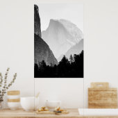 Iconic Halb Dome Rock Face | Yosemite Valley Poster (Küche)