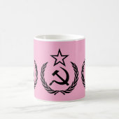 Iconic Hammer, Sickle und Star Symbolismus Design Kaffeetasse (Mittel)