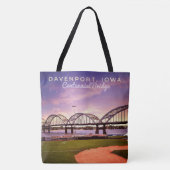 Iconic hundertjährige Brücken-große Tasche Iowas (Vorderseite)