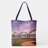 Iconic hundertjährige Brücken-große Tasche Iowas
