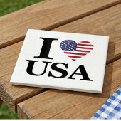 Iconic "I ❤️ USA" Keramik Accent Tile Fliese