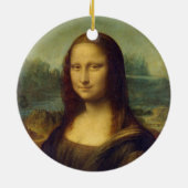 Iconic Leonardo da Vinci Mona Lissabon Keramik Ornament (Hinten)