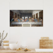Iconic Leonardo da Vinci The Last Supper Poster (Küche)